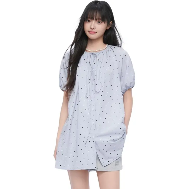 KING PRINCE Shirts Women's Blue-4