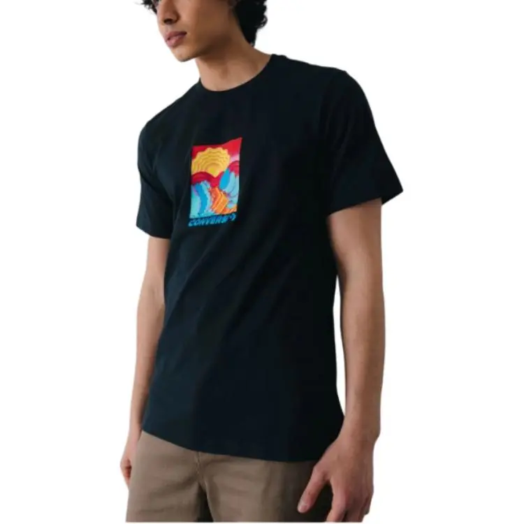 Converse T Shirts Men Black-1