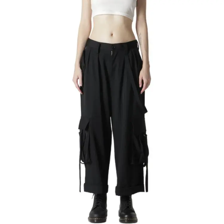 Yohji Yamamoto I Mackin Cargo Pants 'Black'-4