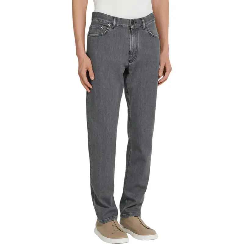 Ermenegildo Zegna Roccia Stone washed Jeans-1