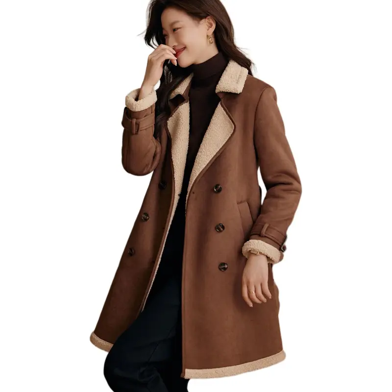 Mo Han Yi Mei Coat Women's Khaki-6