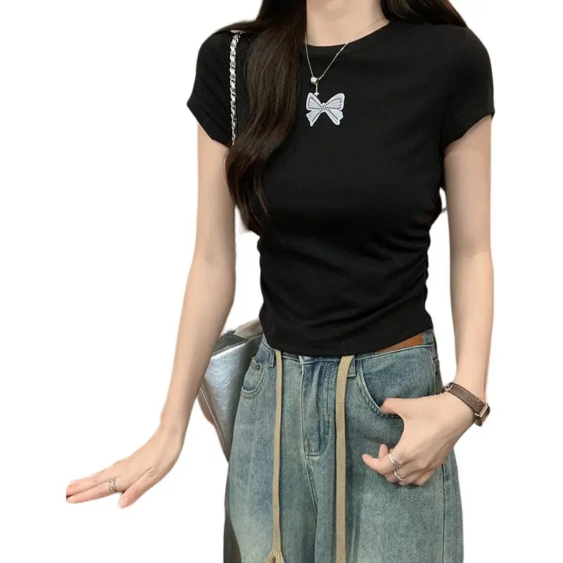 Mu Xiao Xin Set in Sleeve T Shirt Women's-5