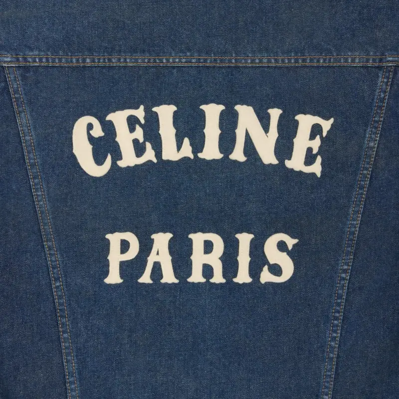 CELINE Denim Jackets Men Blue-2