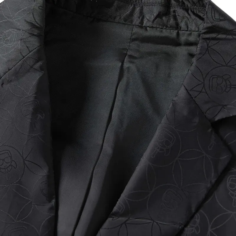 KARL LAGERFELD Business Suit Coat Men's Black-3