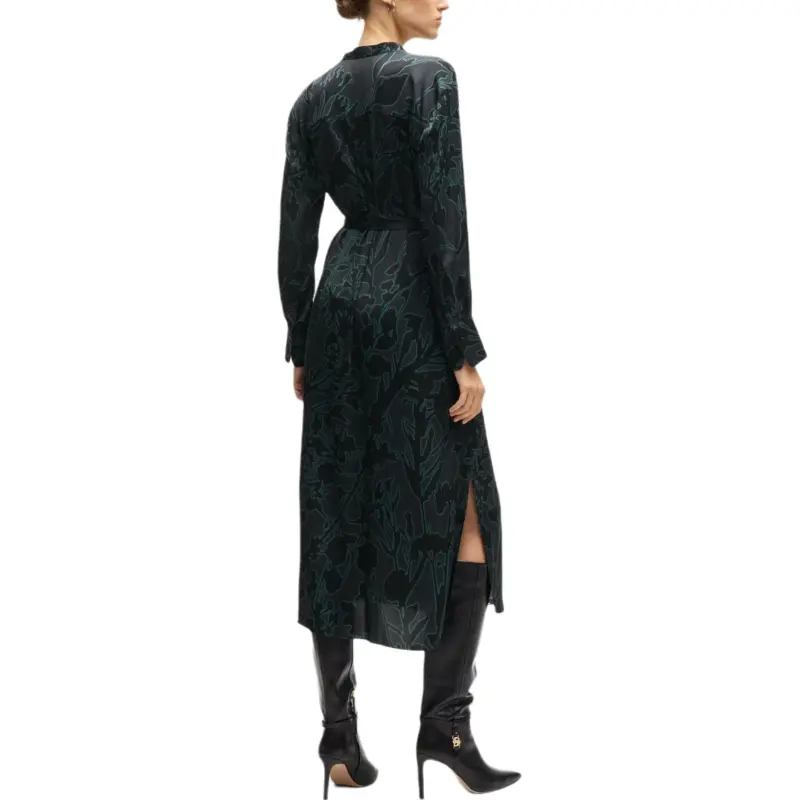 HUGO BOSS Long Sleeved Dress Women's Multicolor-2