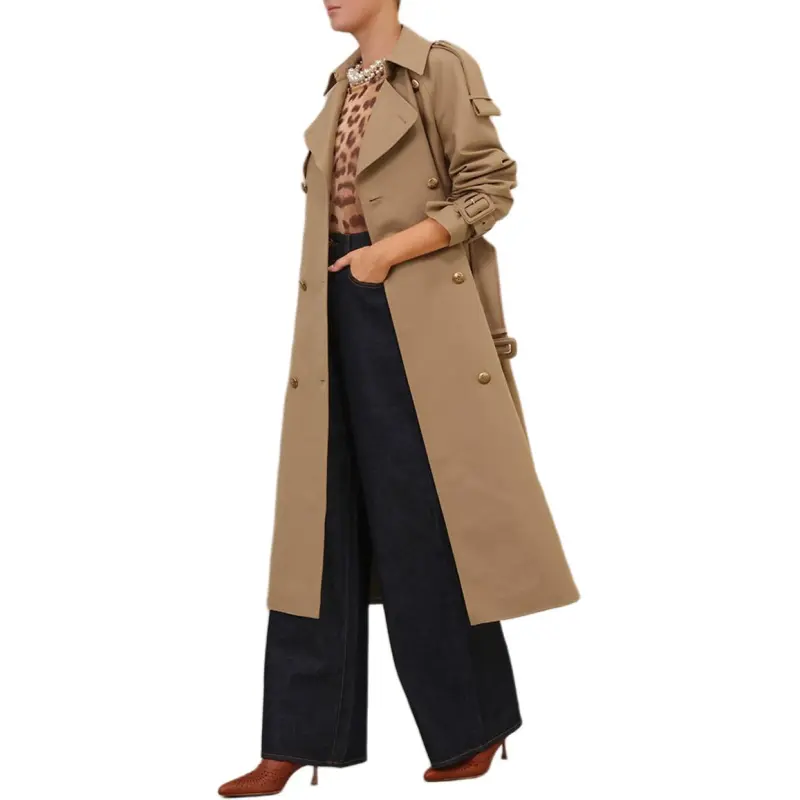 Zimmermann Trench Coat Women's Khaki-3