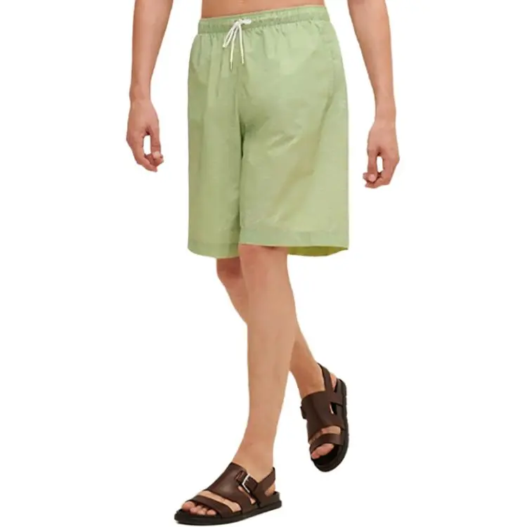 HERMES Casual Shorts Men Apricot Green-2