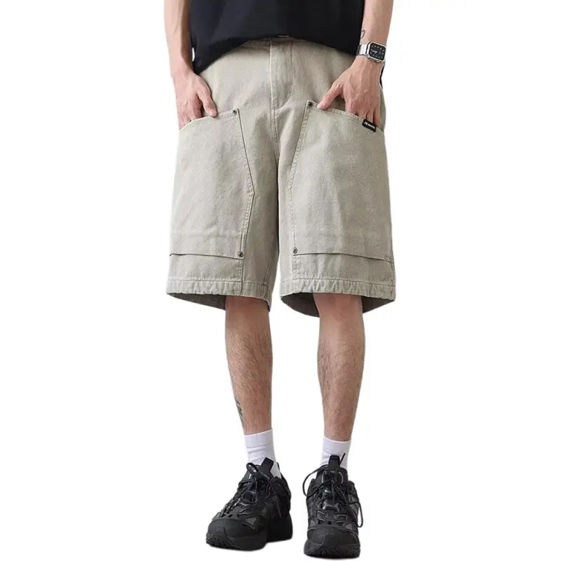 Weles Casual Shorts Unisex Gray-4