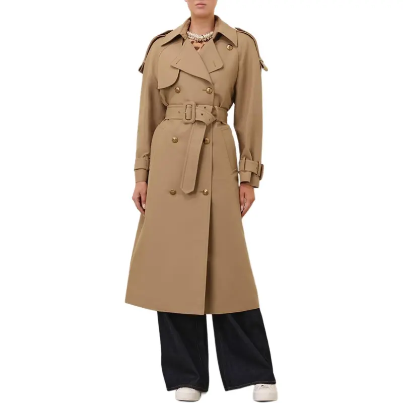 Zimmermann Trench Coat Women's Khaki-1