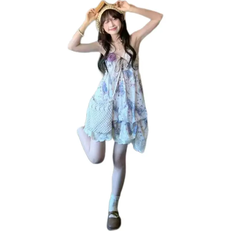 GOSO Slip Dresses Women's Purple-3