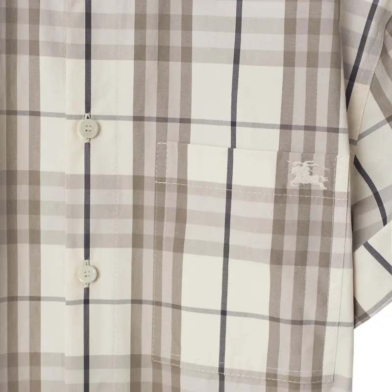 Burberry Checked Shirt Dress-4