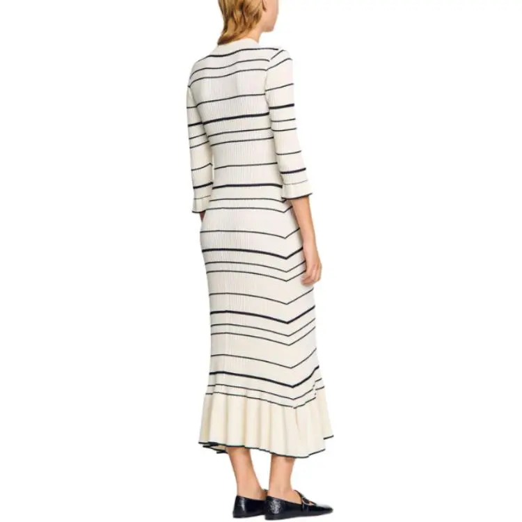 Sandro Knitted Maxi Dress-2