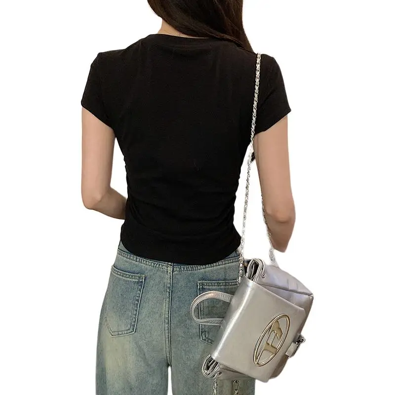 Mu Xiao Xin Set in Sleeve T Shirt Women's-8