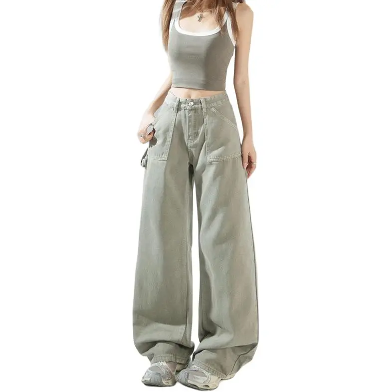 Kazakhstan Jeans Women's Kelp Green-5