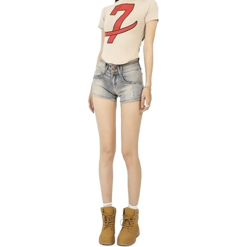 HELEH Denim Shorts Women's Blue-1