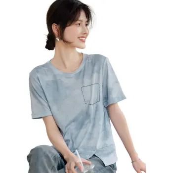 XWI T Shirt Women's Blended Blue