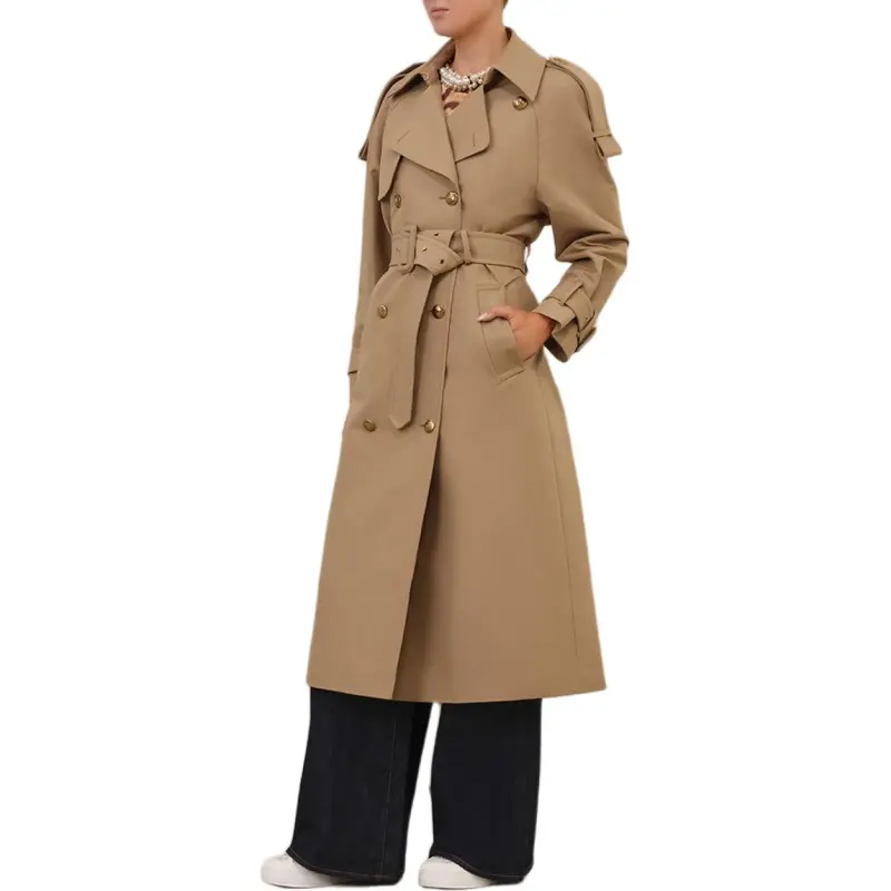 Zimmermann Trench Coat Women's Khaki-4