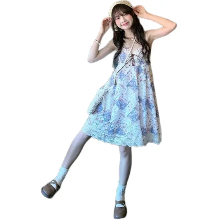GOSO Slip Dresses Women's Purple-1