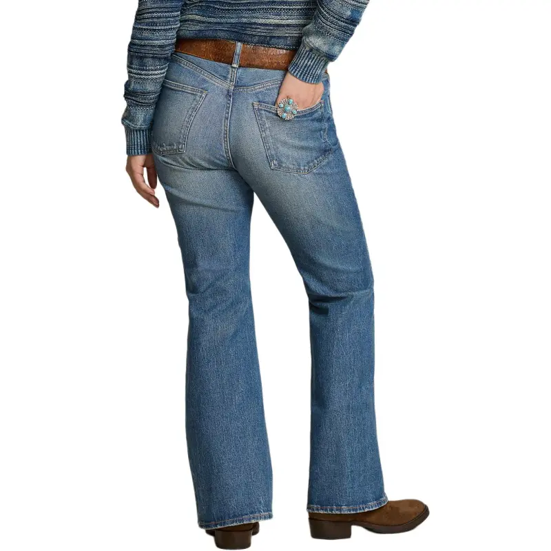 Polo Ralph Lauren Naiomi Glasses FW24 Jeans Women's Washed Blue-3