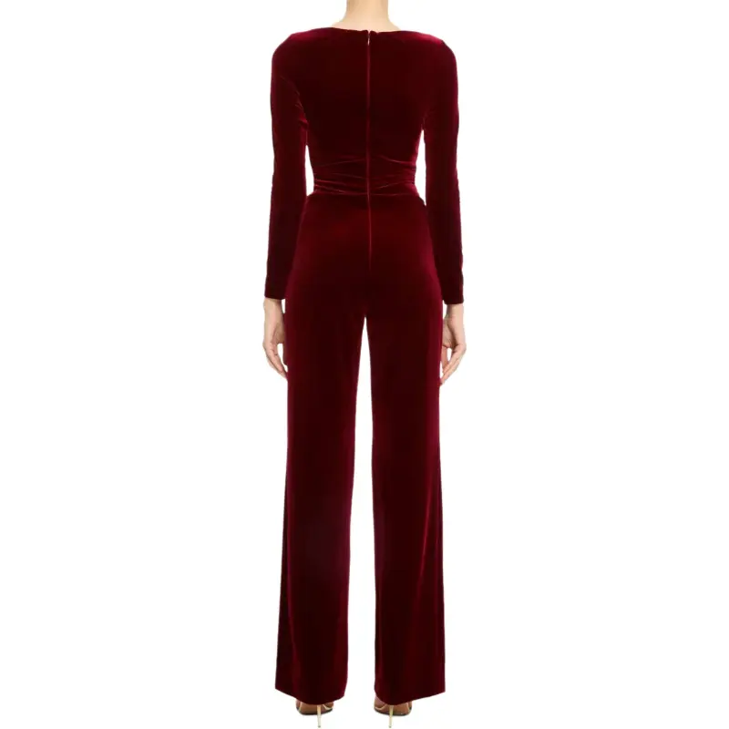 Talbot Runhof Gathered Jumpsuit-2