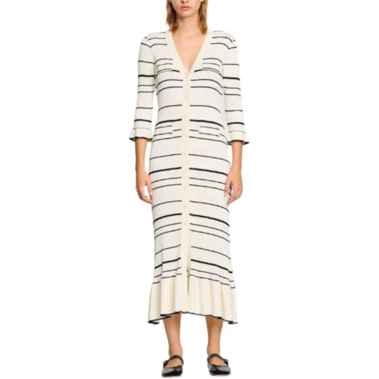 Sandro Knitted Maxi Dress-1