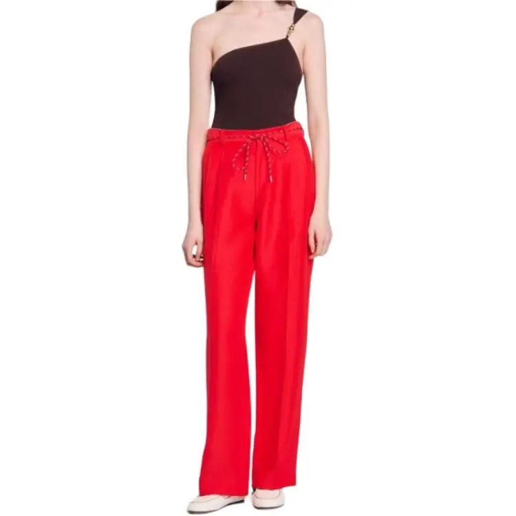 Sandro Cotton Trousers-3