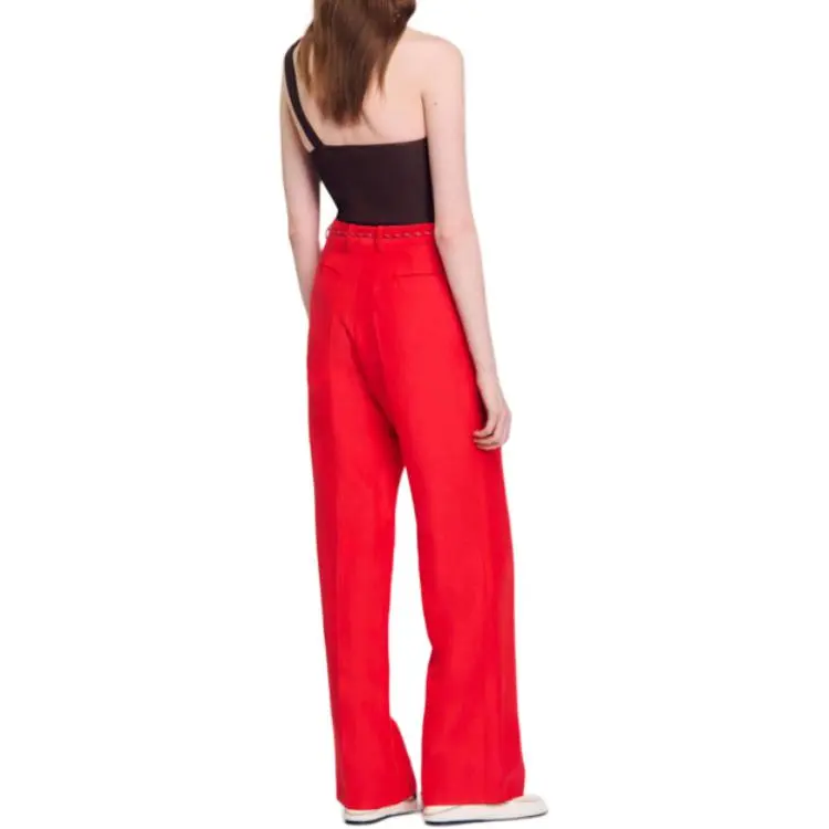 Sandro Cotton Trousers-2