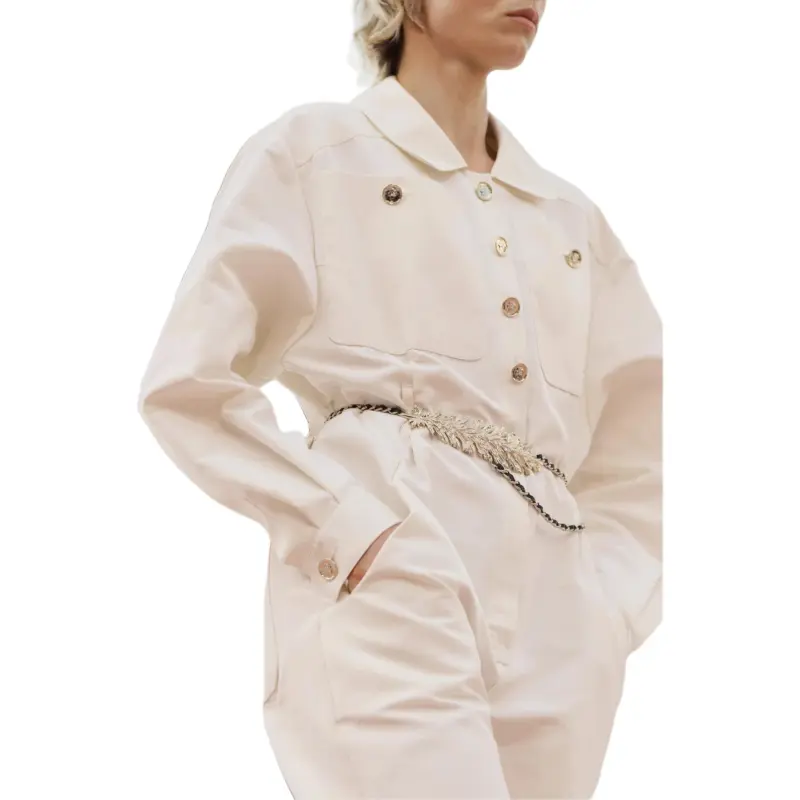 CHANEL 25S Spring Summer Collection Jumpsuit Women's White-2