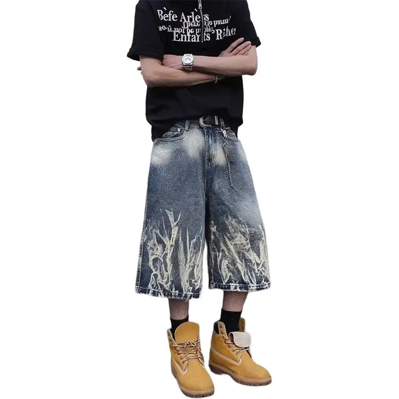CORNILOT Denim Shorts Unisex Blue-2
