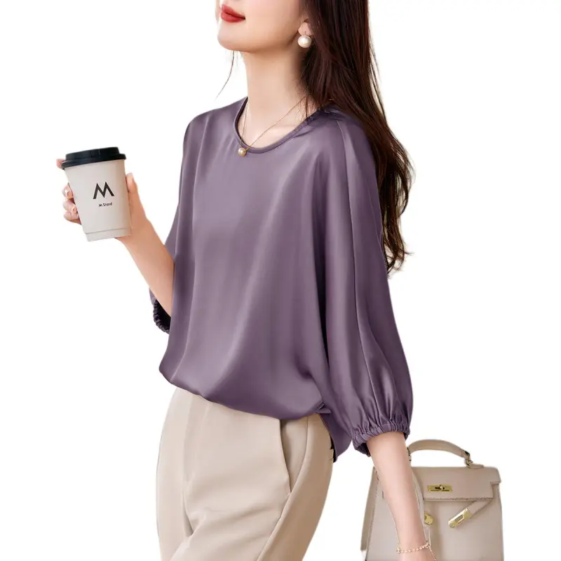 XWI Shirts Women's Dark Purple-2