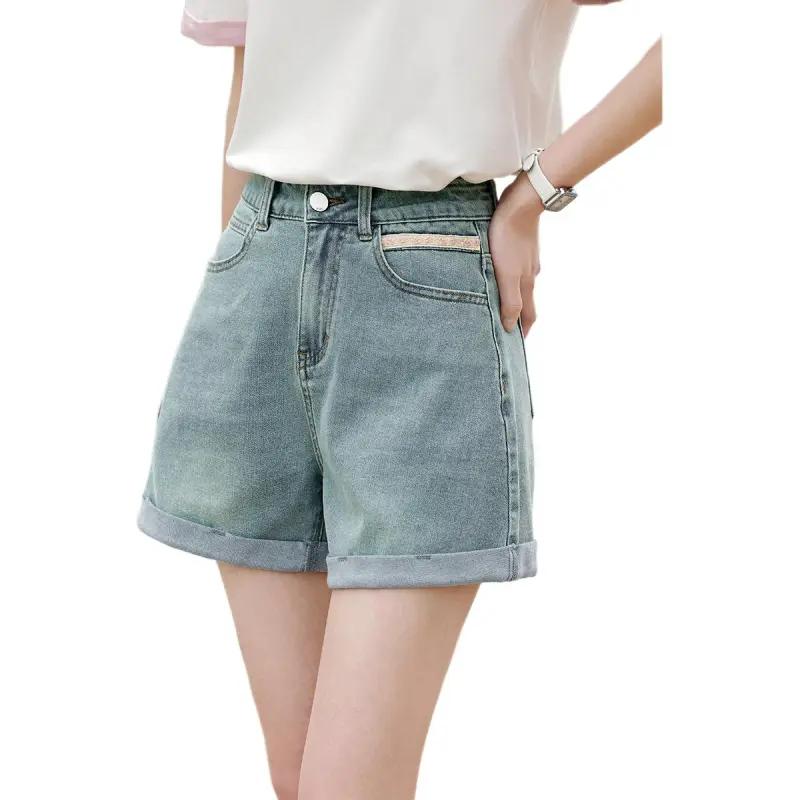 XWI Denim Shorts Women's Vintage Blue-3