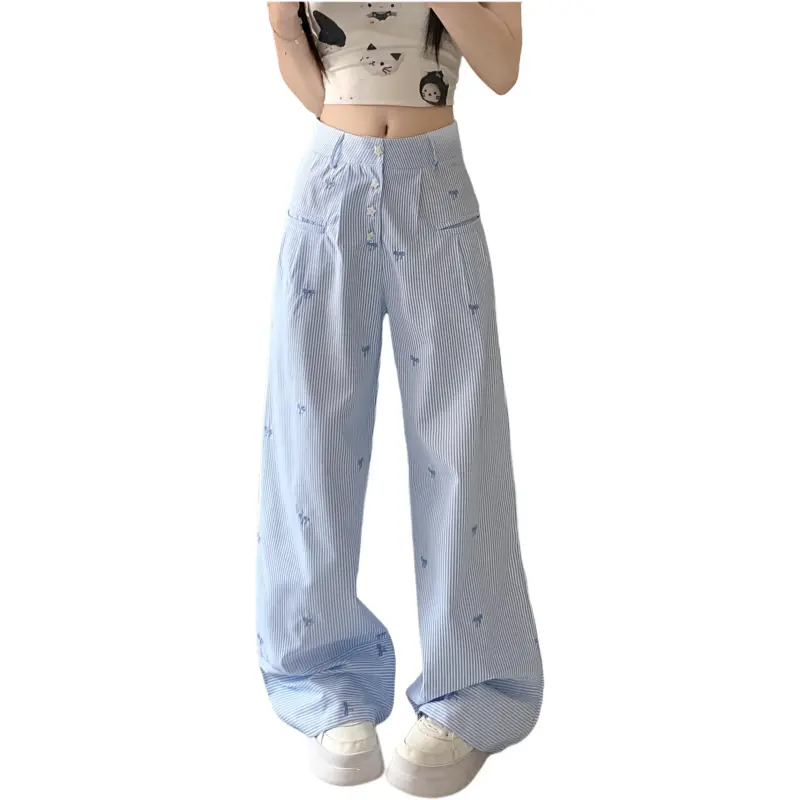 GOSO Casual Pants Women's Blue-3