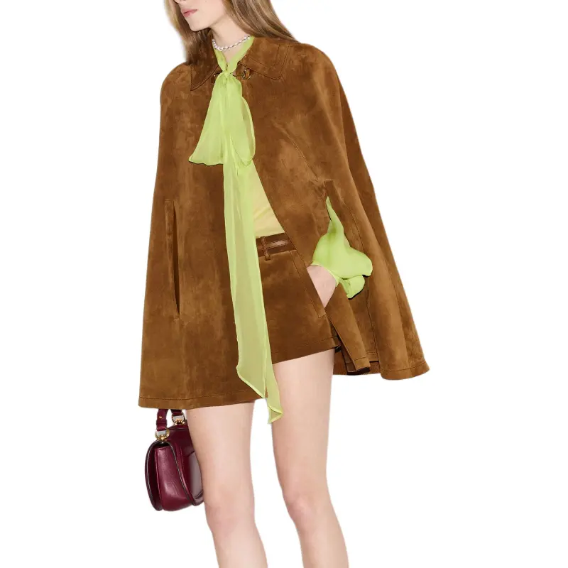 GUCCI SS25 Casual Shorts Women's Brown-3