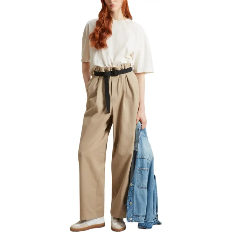 WOOLRICH T Shirts Women's Beige-4