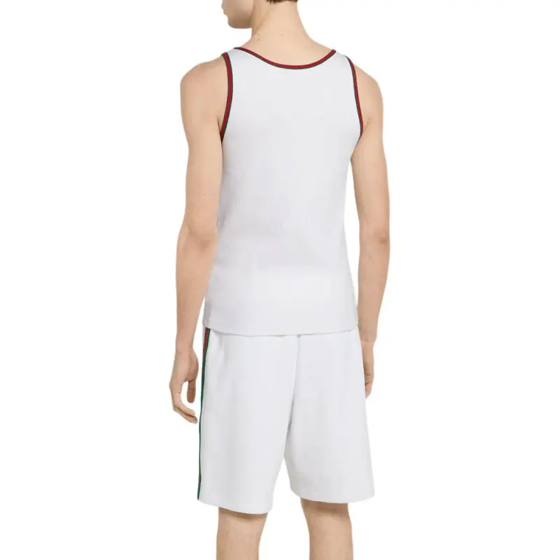 GUCCI Tank Tops Men White-2