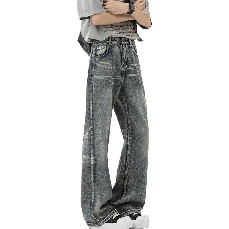 DARK HORSE Jeans Unisex Black Gray Color-3