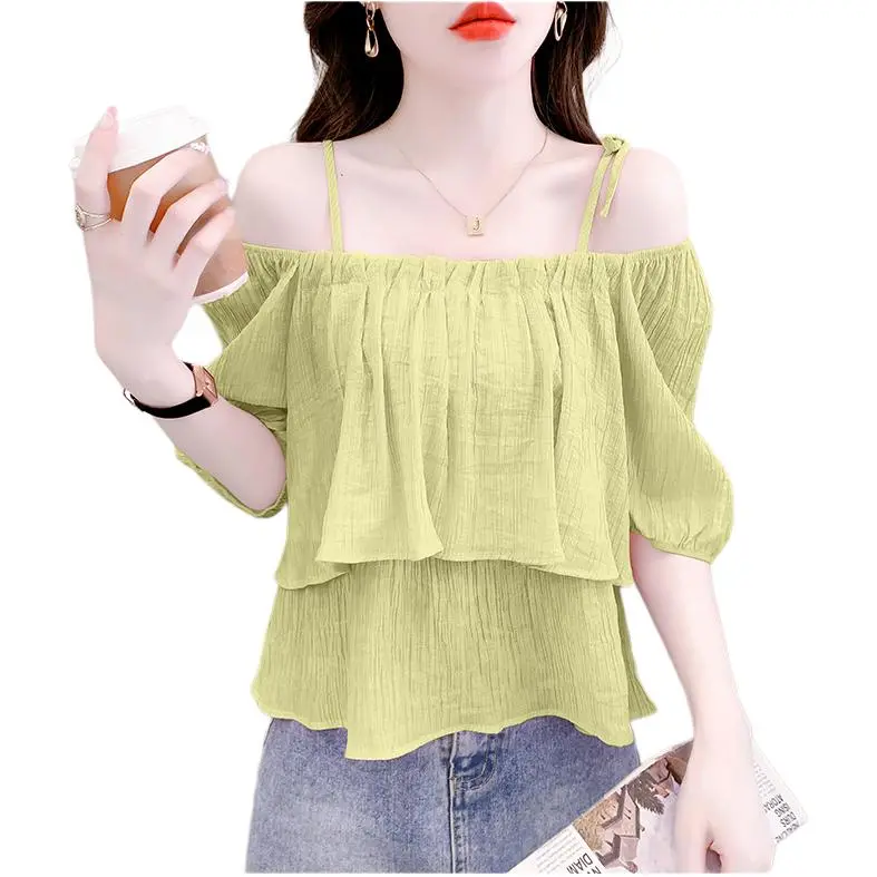 Mu Xiao Xin Chiffon Shirt Women's-4