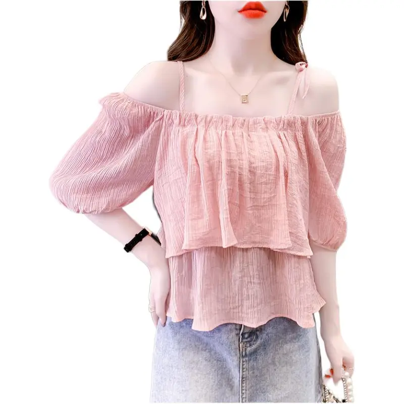 Mu Xiao Xin Chiffon Shirt Women's-2