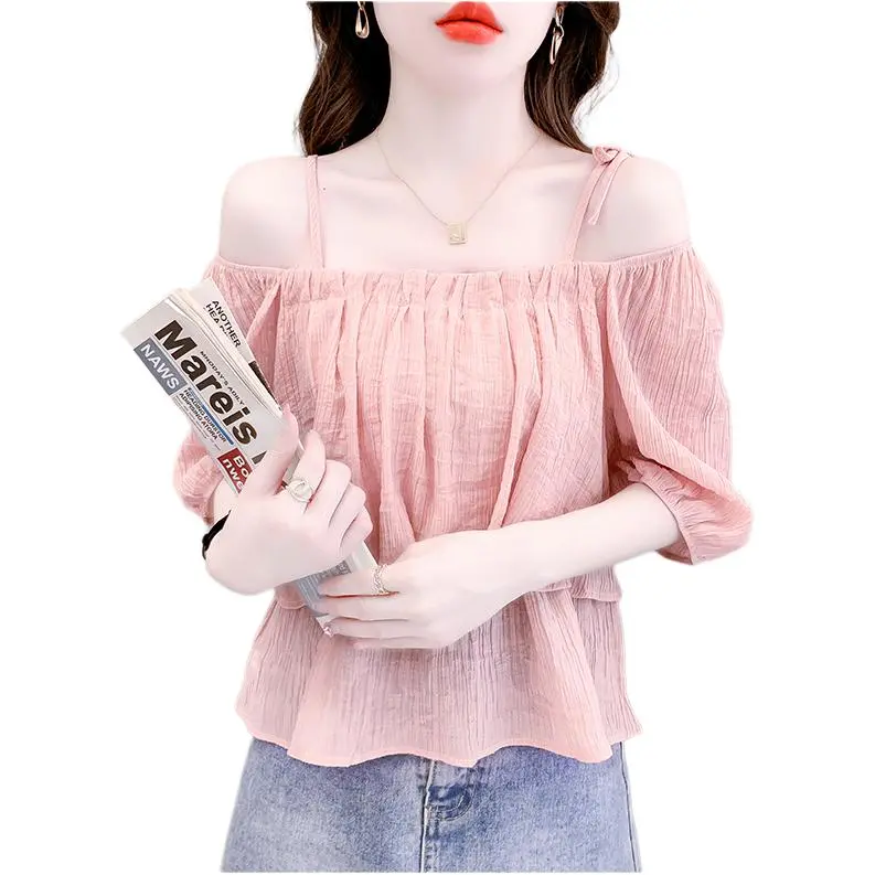 Mu Xiao Xin Chiffon Shirt Women's-1