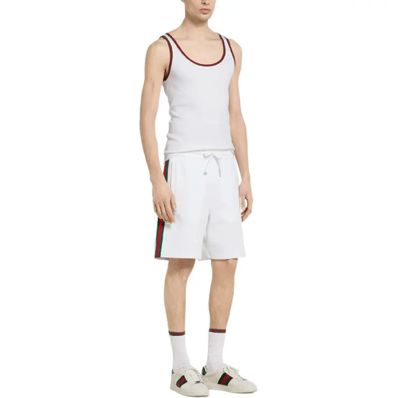 GUCCI Tank Tops Men White-3