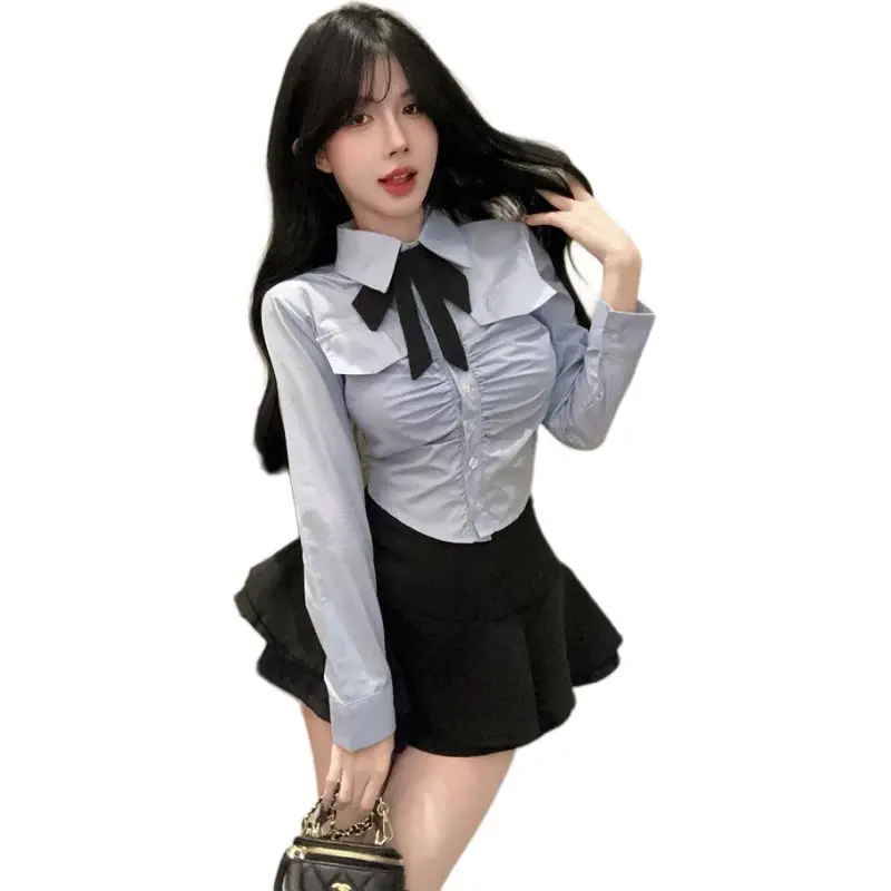 Mu Xiao Xin Two Piece Skirt Sets Women's-3