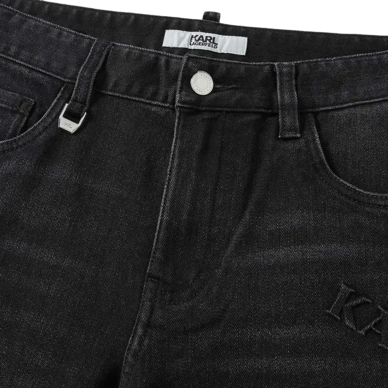 KARL LAGERFELD FW24 Jeans Men's Black-2