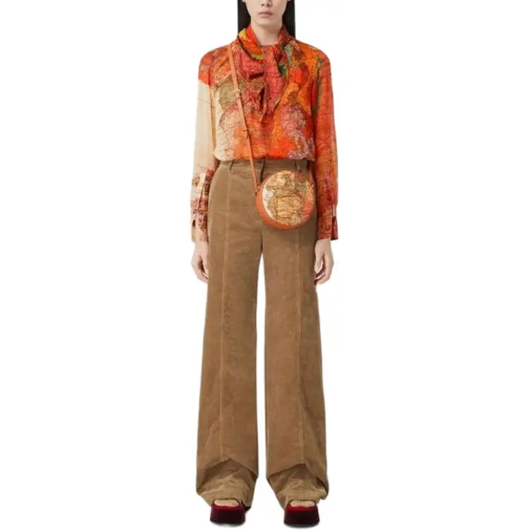Burberry All Over Printed Long Sleeved Top-4