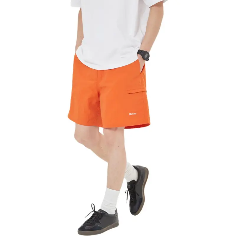 BARBOUR SS25 Casual Shorts Men's Orange-3