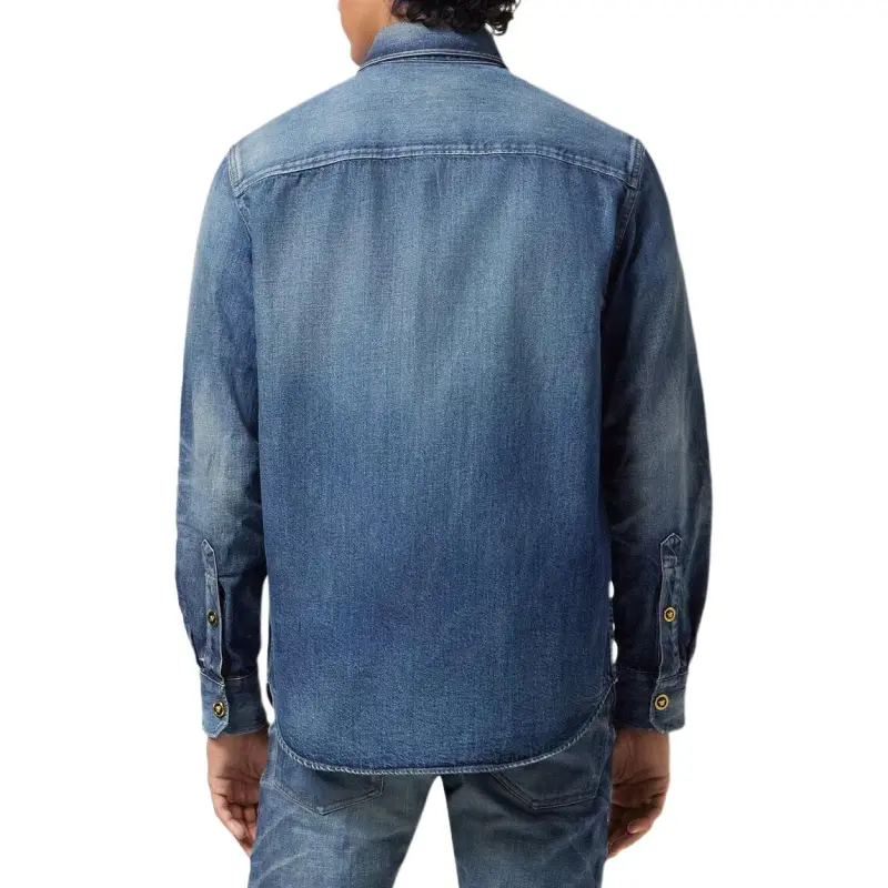 VERSACE Japanese denim Overshirt-3