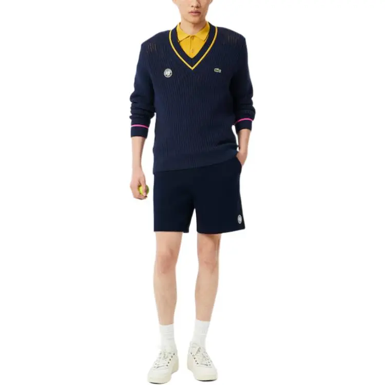LACOSTE SS25 Roland Garros Knitwear Men's-2