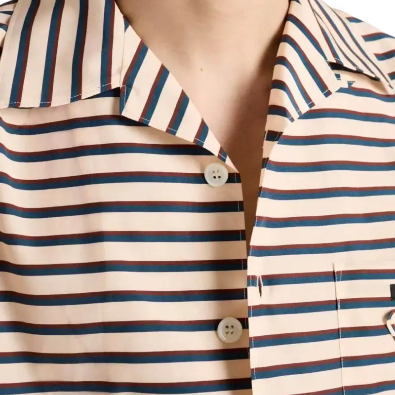 PRADA Shirt Men's Egg White Stone Color-5