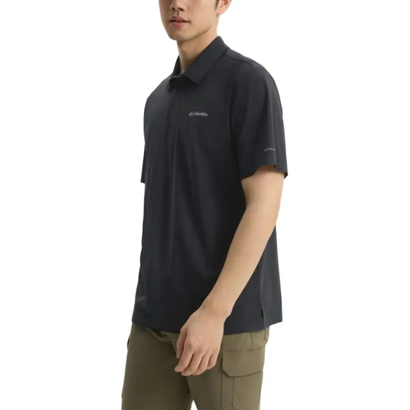 Columbia Polo Shirt Men's Black-2