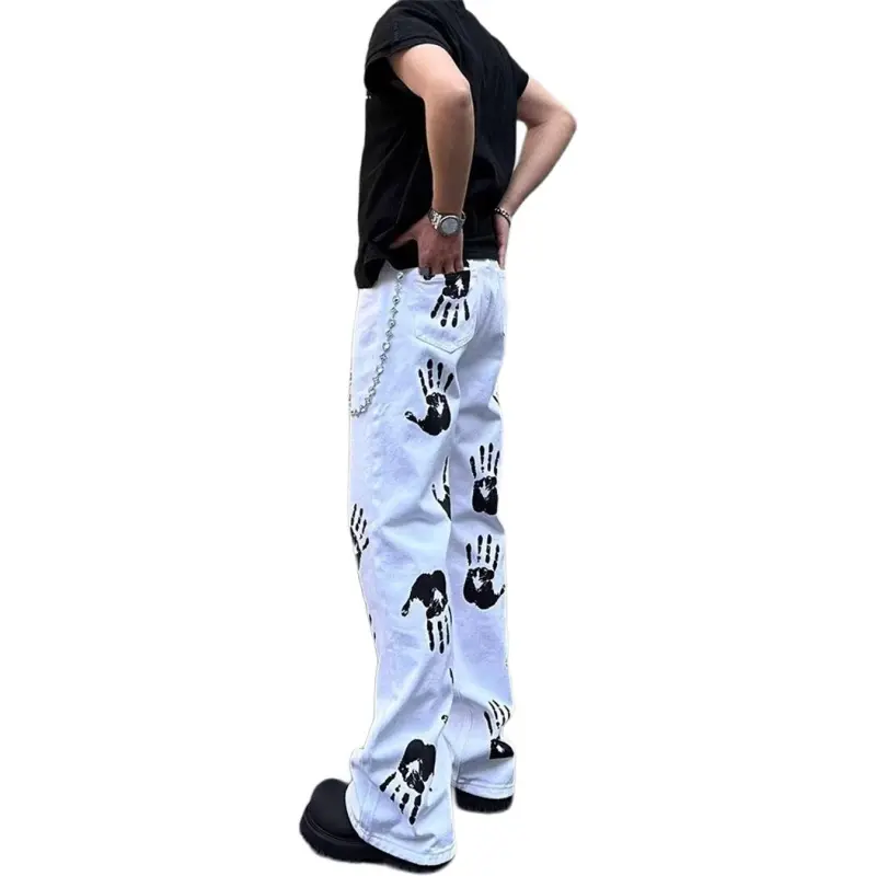 GY.VG Jeans Unisex White-1