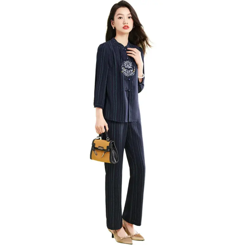 Mylan Casual Suit Women's Navy Blue-3